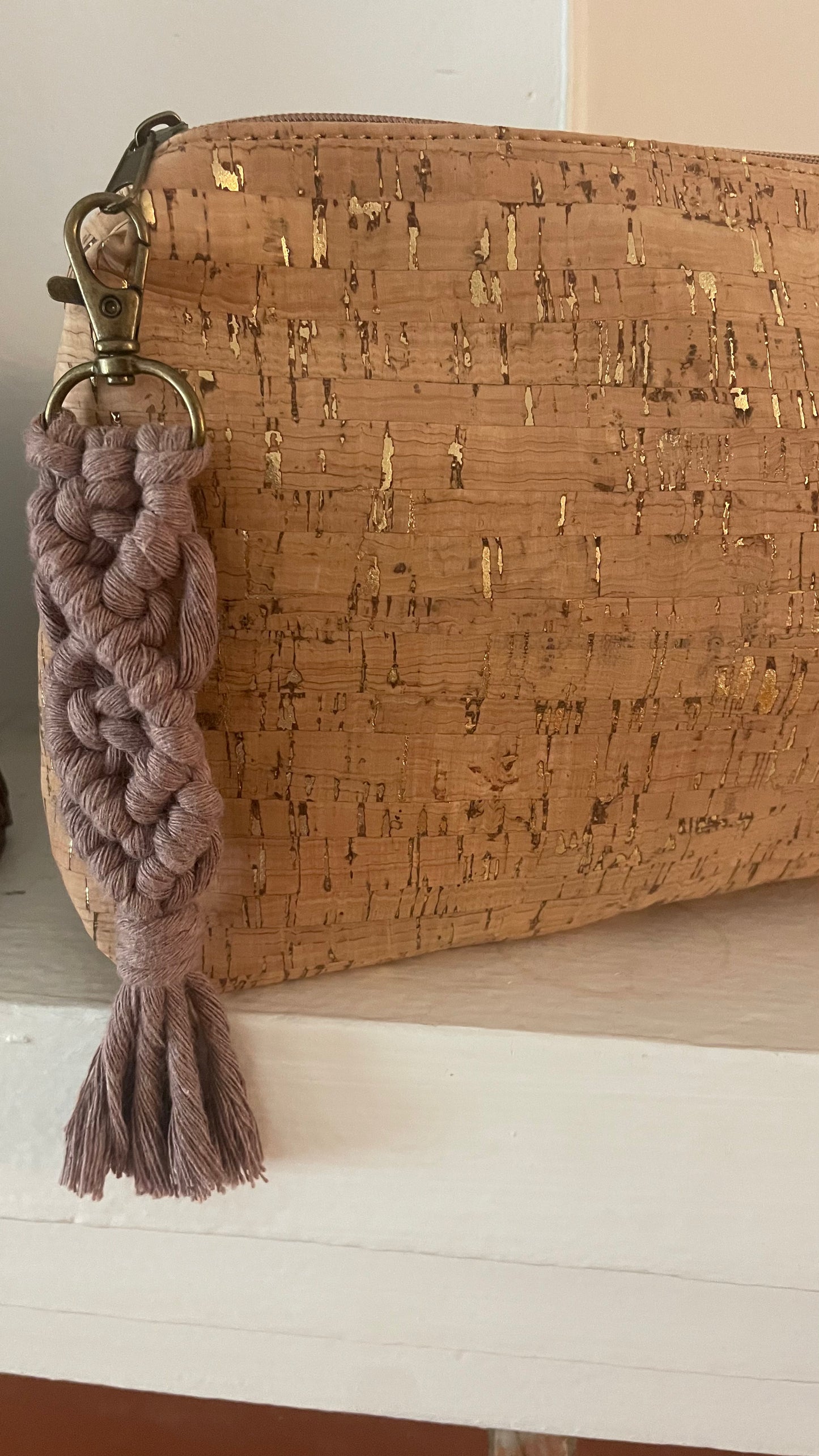 Slim Natural and Goldie w  Brown Tassel